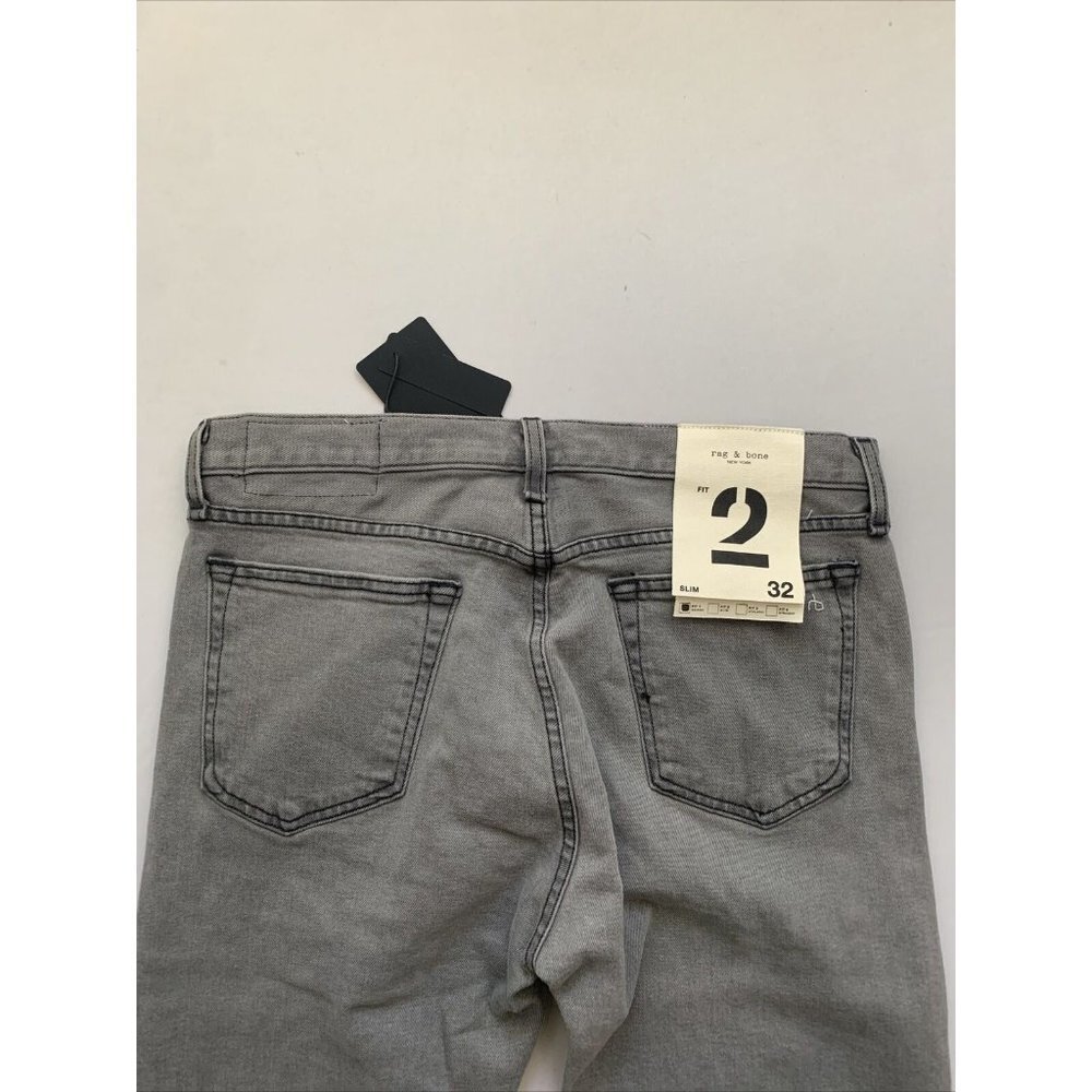 Rag & Bone Men's Gray Fit 2 Slim Jeans NWT - Picture 7 of 14